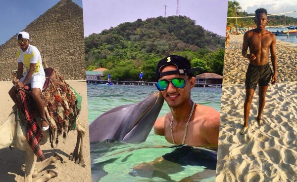Así disfrutan sus vacaciones los futbolistas hondureños
