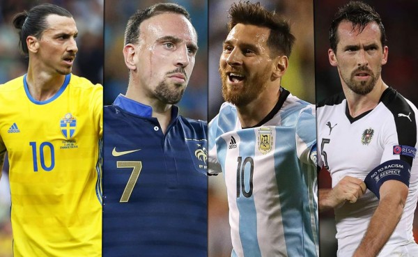 El once de los futbolistas que decidieron retirarse de su selección