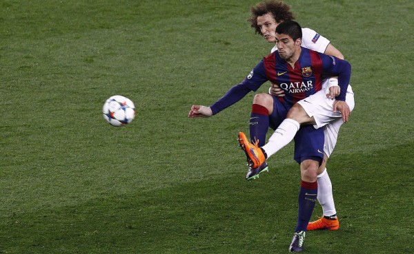 David Luiz sobre los túneles de Suárez: 'Solo le pasa a quien está arriba'