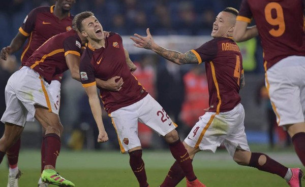 La Roma venció al Frosinone con gol del Shaarawy en su regreso a la Serie A