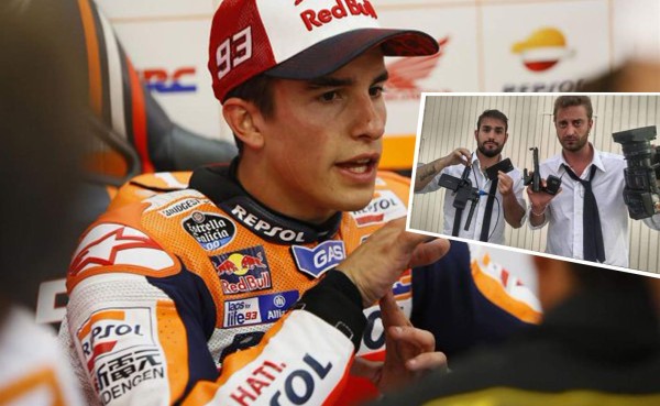Márquez denuncia a unos periodistas italianos por insultos y agresiones