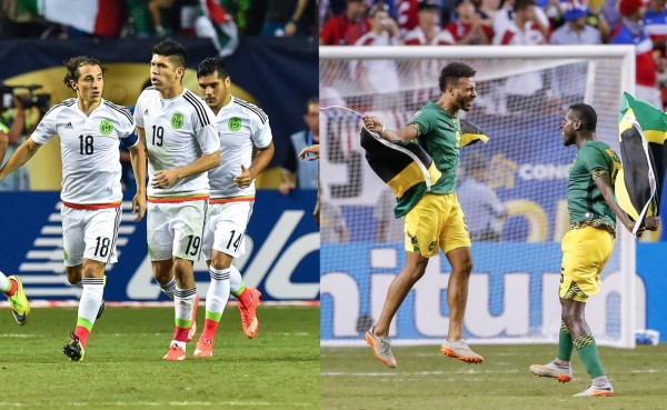 México y Jamaica viajaron juntos este jueves a Filadelfía