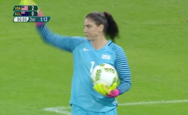 VIDEO: El 'infierno' que vivió Hope Solo en su debut en los JJOO de Brasil