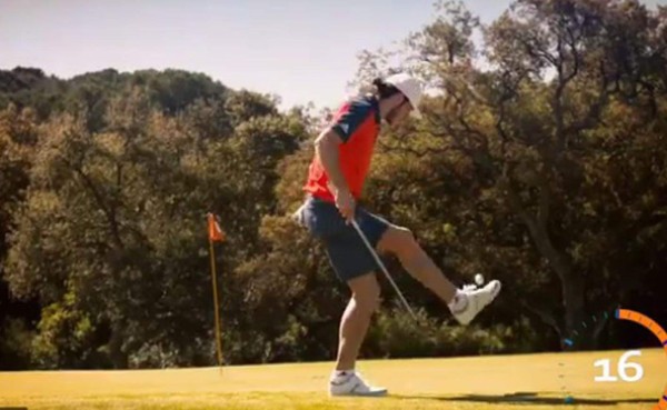 VIDEO: Gareth Bale hace malabares con una pelota de golf