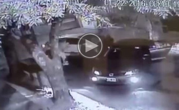 VIDEO: Presidente de club argentino sufre violento asalto junto a su hijo