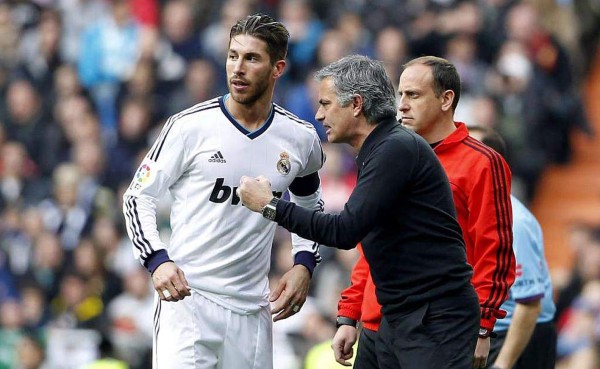 Sergio Ramos no ha elegido a Mourinho entre sus técnicos preferidos