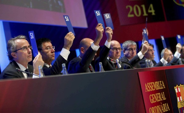 Barcelona aprueba presupuesto de 539 millones para la temporada