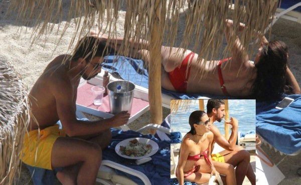 Encuentran en la playa a Sami Khedira con una espectacular modelo brasileña