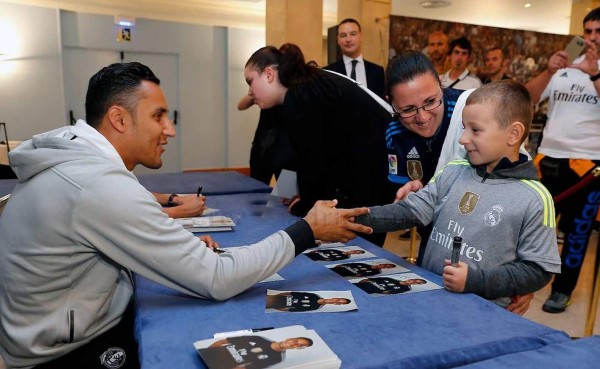 Keylor Navas le regala felicidad a aficionados del Real Madrid