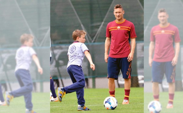 Totti pagó a la policía para impedir el secuestro de su hijo