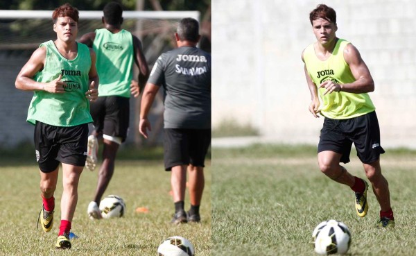 Richard López realiza su primer entrenamiento con Marathón