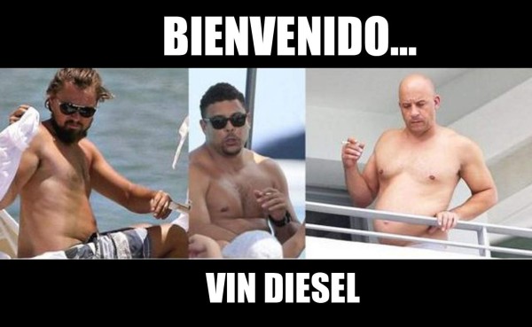 Los imperdibles memes sobre el aumento de peso de Vin Diesel