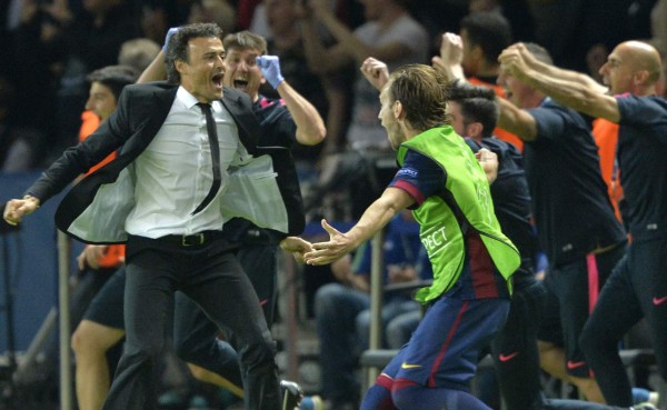 VIDEO: Luis Enrique se volvió loco con el gol de Suárez