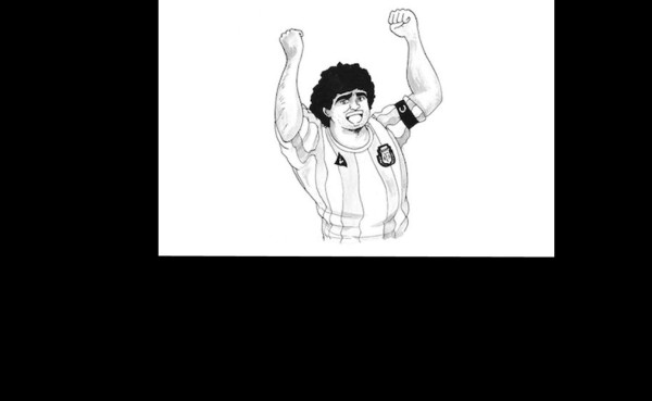 Los futbolistas dibujados al estilo de los Supercampeones