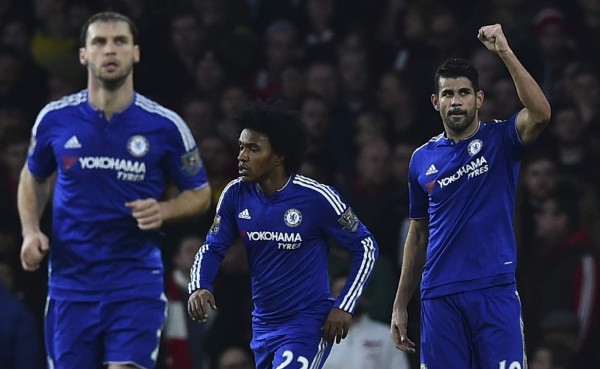 Chelsea se recupera gracias a Diego Costa y baja al Arsenal del liderato