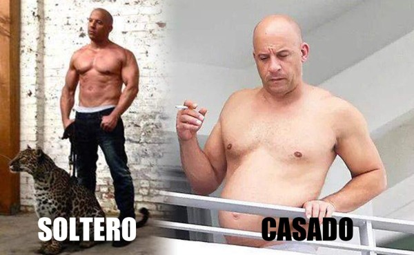 Los imperdibles memes sobre el aumento de peso de Vin Diesel