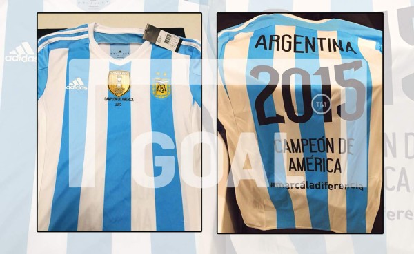 Filtran camiseta con la que Argentina celebraría título de Copa América