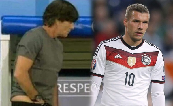 Podolski sobre las asquerosidades de Löw: 'Todos nos tocamos los huevos'