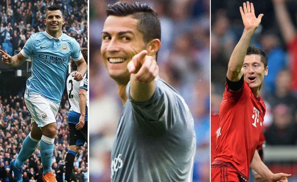 'Kun' Agüero, Lewandowski y Cristiano, enamorados del repoker