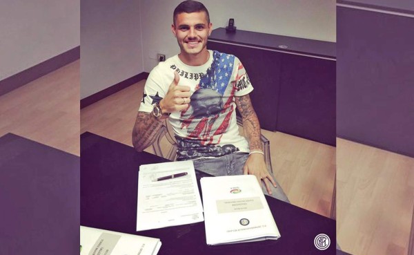 El argentino Mauro Icardi renueva con el Inter de Milán hasta el 2019