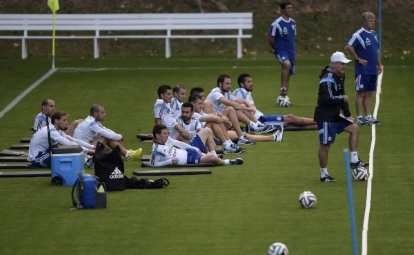 Argentina esconde su táctica previo a final ante Alemania