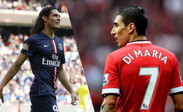 Manchester United propone al PSG un cambio entre Cavani y Di María