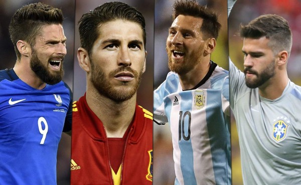 Las 10 barbas más llamativas en la Copa América Centenario y Eurocopa