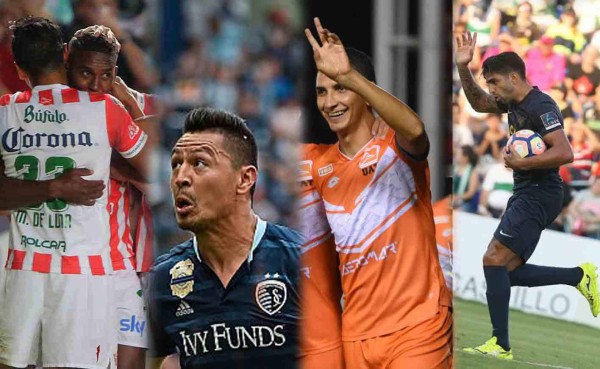 Los goles de los legionarios hondureños en la jornada de fin de semana