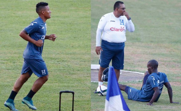 Garrido y Rubilio no entrenaron junto a sus compañeros