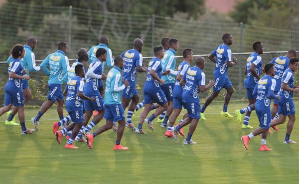 Honduras realizó su primer entrenamiento en Porto Feliz