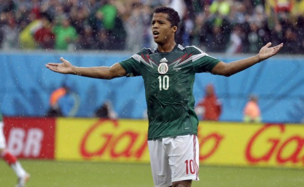 México pierde a Gio Dos Santos para juego ante Estados Unidos