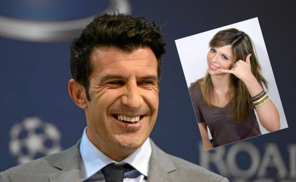 Figo y el piropo a una bella periodista conocida por ser 'enemiga' de Luis Enrique