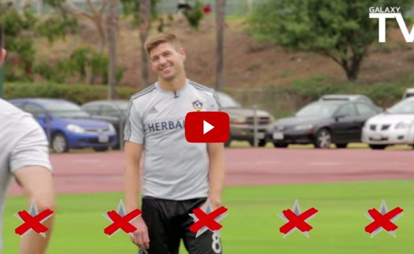 Robbie Keane humilla a Gerard y sus compañeros en reto del Galaxy