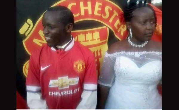 Boda en Kenia fue con sello del Manchester United