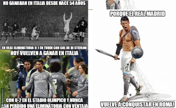 Los memes que deja el Roma-Real Madrid de Champions