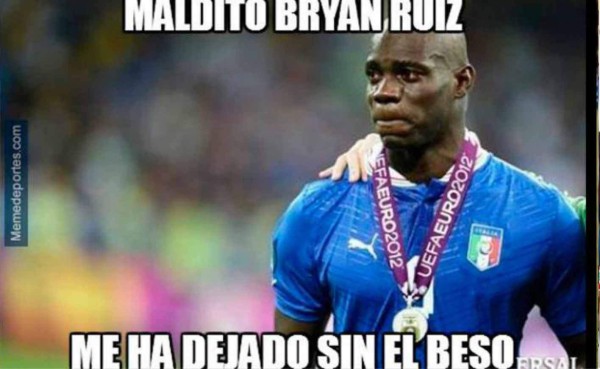 Los meme del partido Costa Rica a Italia