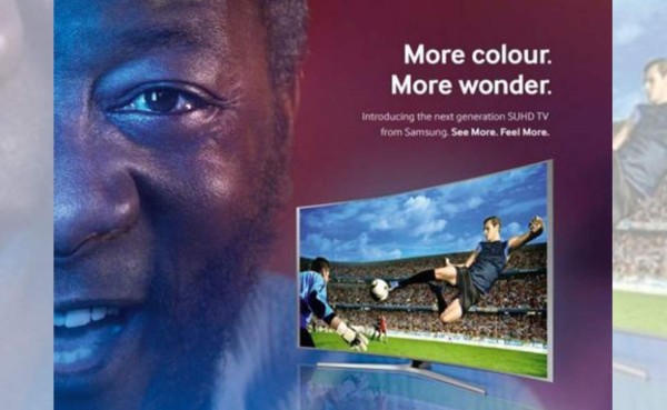 Pelé demanda a Samsung por utilizar la foto de un hombre 'muy parecido' a él