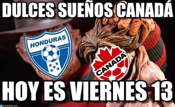 MEMES: Es viernes 13 y Honduras impone el terror previo al juego ante Canadá