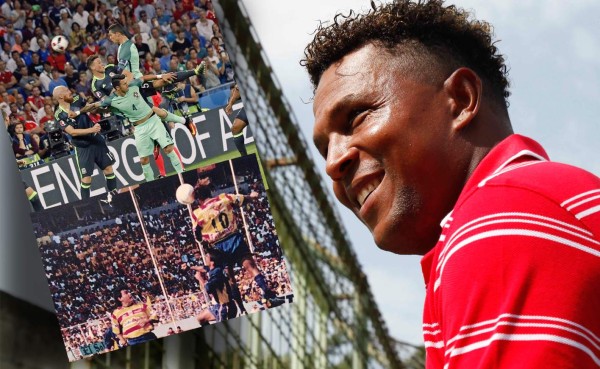 Pavón se emociona al ver el gol de Cristiano y recuerda sus viejos tiempos