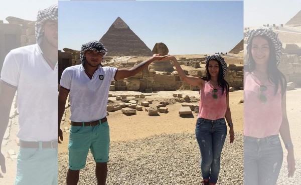 FOTOS: Mario Martínez ya disfruta su estadía en El Cairo, Egipto