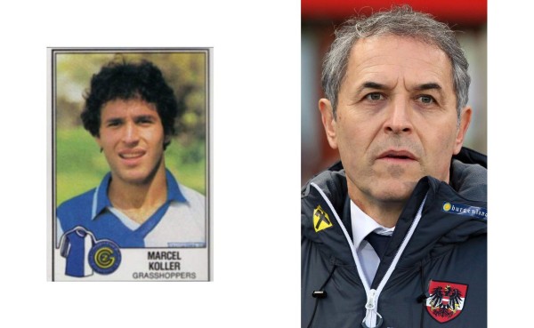 Así lucían los ténicos de la Euro en su época de jugadores en cromos