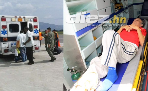 Chelato Uclés ya se encuentra en Costa Rica y de inmediato comienza el tratamiento