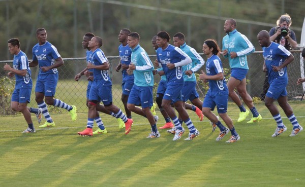 Honduras realizó su primer entrenamiento en Porto Feliz