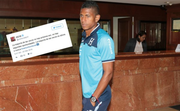 Carlo Costly: 'No hay segundas oportunidades, es ahora o nunca'