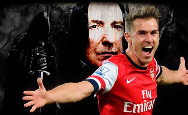 Ramsey anota otro gol y murió otro famoso, el actor Alan Rickman