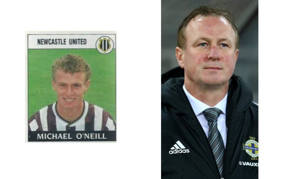 Así lucían los ténicos de la Euro en su época de jugadores en cromos