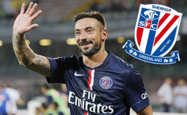 Ezequiel Lavezzi se iría a China para jugar con el Shanghai Shenhua
