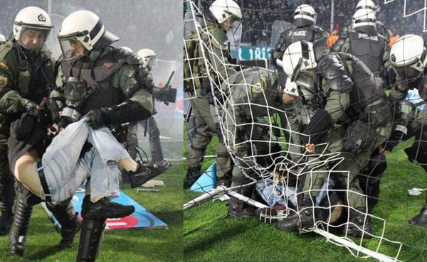 Suspendido el PAOK-Olympiakos por violencia en el estadio