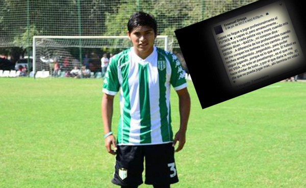 El emotivo mensaje del futbolista que falleció en Argentina