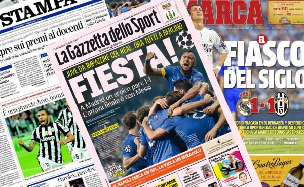 La prensa italiana proclama '¡fiesta!' tras la victoria del Juventus